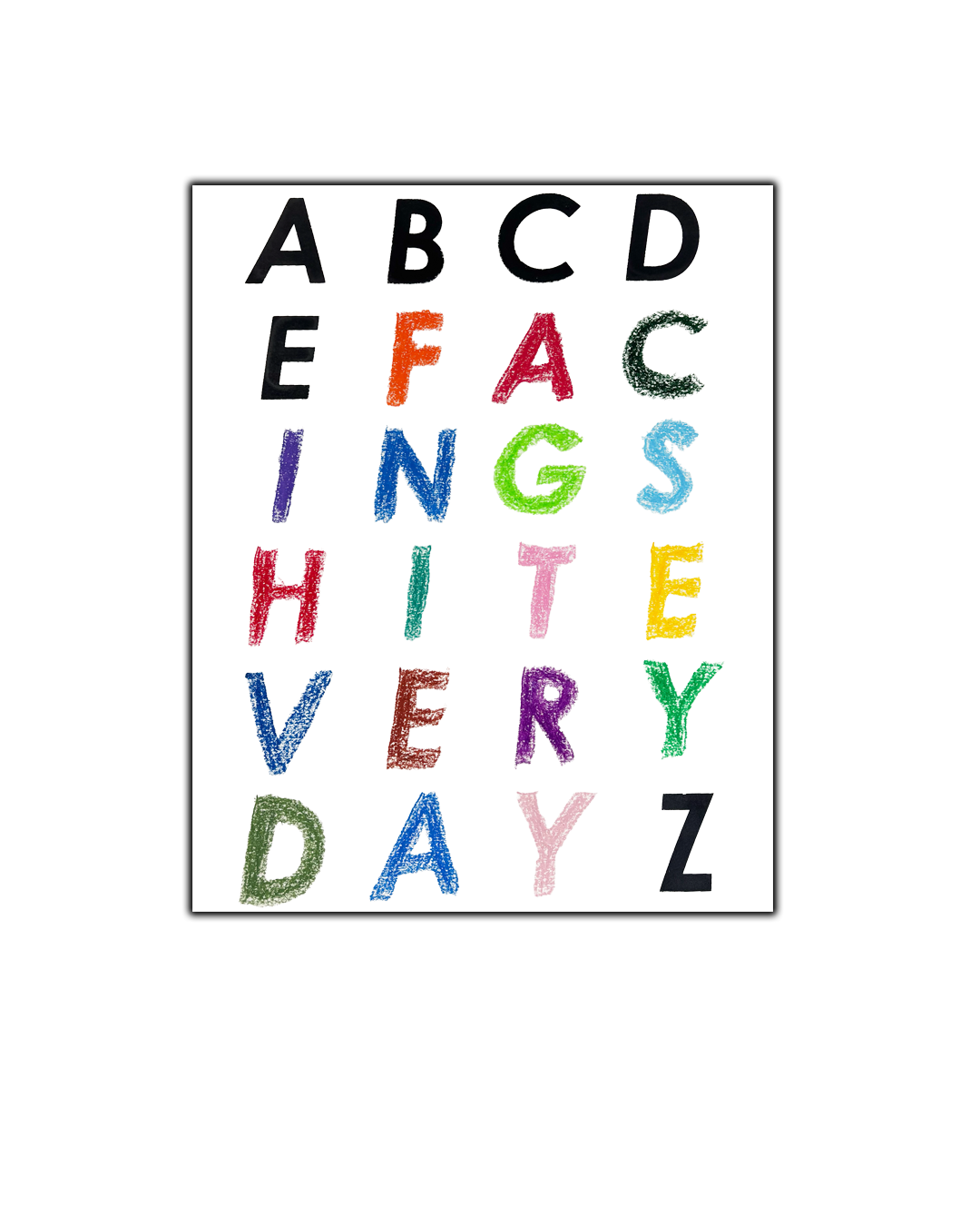 ALPHABET PRINT