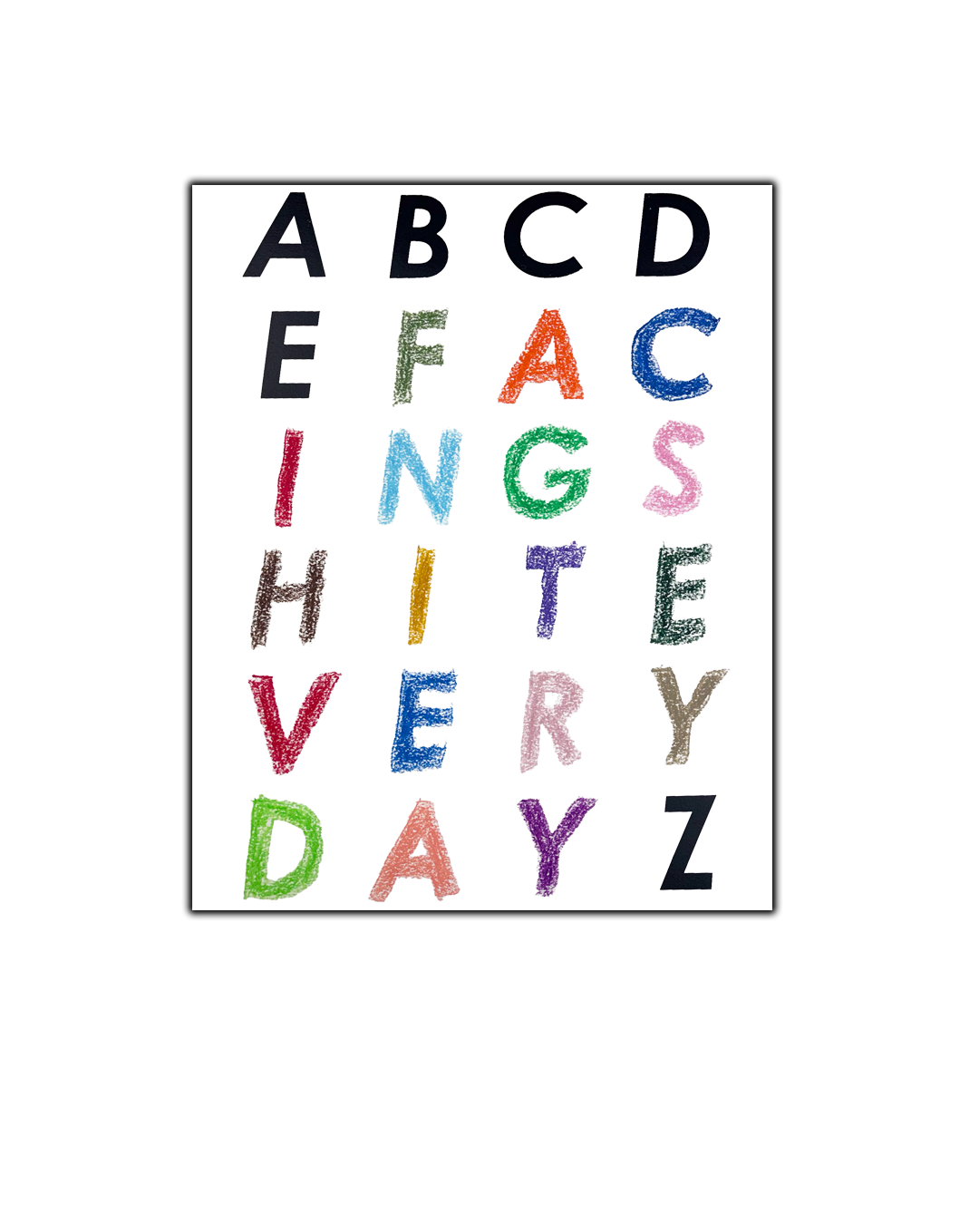 ALPHABET PRINT