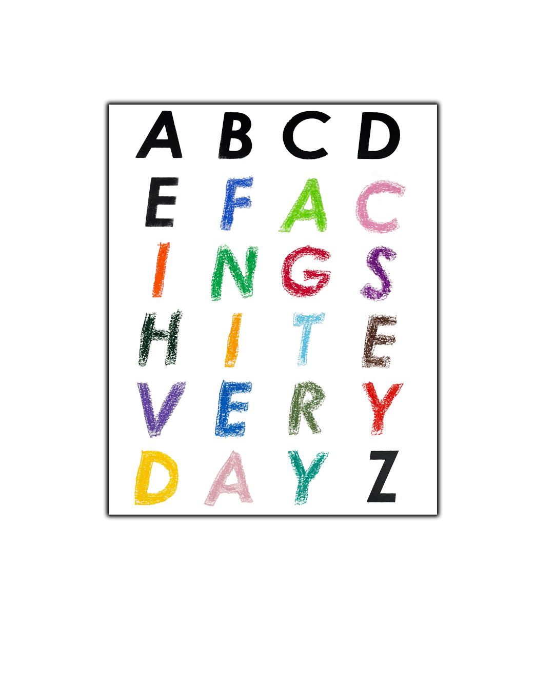 ALPHABET PRINT