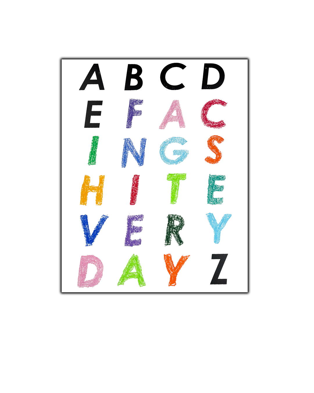 ALPHABET PRINT