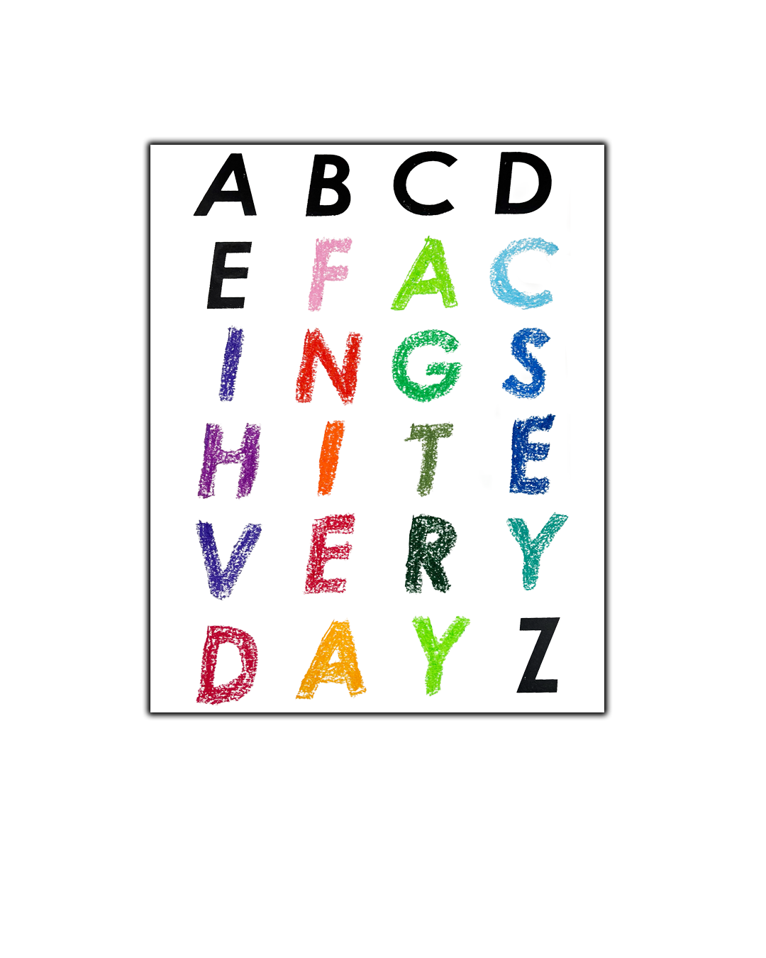ALPHABET PRINT